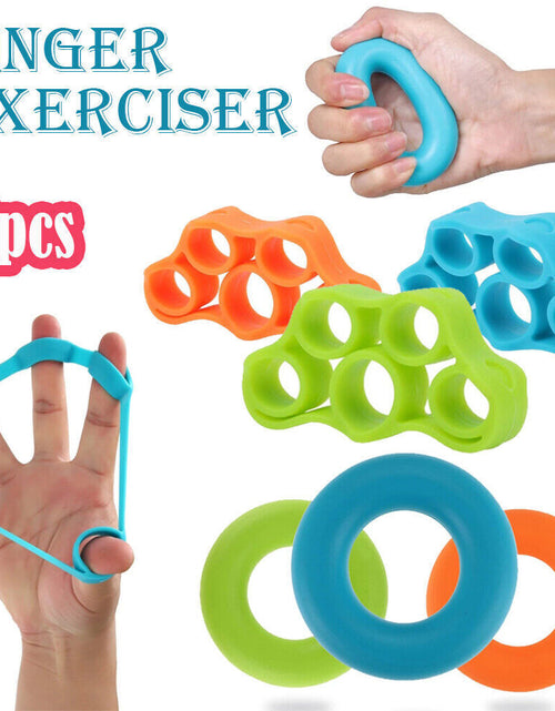 Load image into Gallery viewer, Finger Exerciser Hand Strengthener Wrist Forearm Grip Trainer Resistance Band
