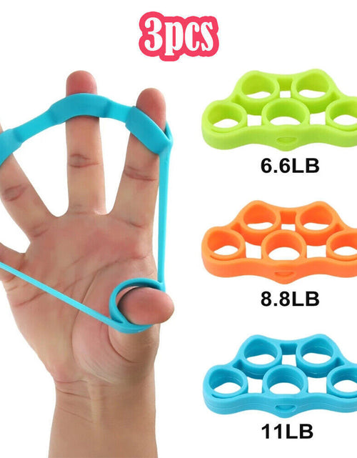 Load image into Gallery viewer, Finger Exerciser Hand Strengthener Wrist Forearm Grip Trainer Resistance Band
