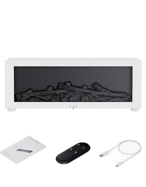 Load image into Gallery viewer, Aroma Humidifier Flame Essential Oil Diffuser Air Humidifier Aromatherapy Fragrance Diffuser with RGB Light and Remote Control
