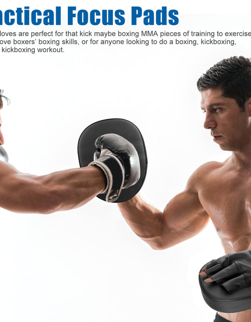 Load image into Gallery viewer, 2PCS MMA Boxing Punching Mitts Sparring Gloves Kick Target Focus Training Pads
