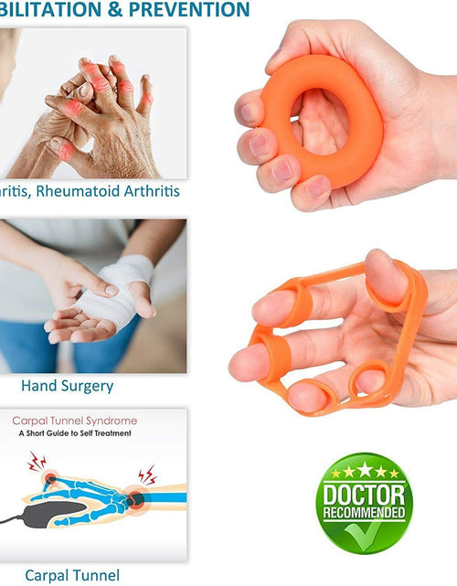 Load image into Gallery viewer, Finger Exerciser Hand Strengthener Wrist Forearm Grip Trainer Resistance Band
