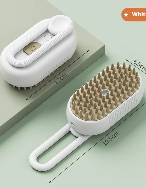 Load image into Gallery viewer, Cat Dog Pet Spray Massage Comb One Button Spray anti Flying Hair Comb Bath Brush Hair Removal Pet Supplies
