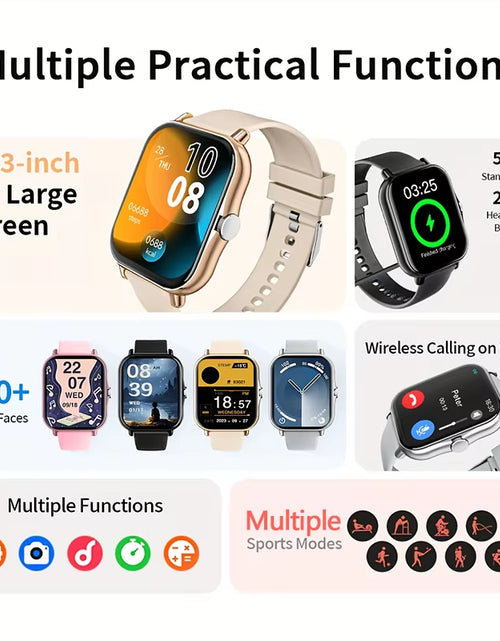 Load image into Gallery viewer, 2025 New Smart Watch Bluetooth Call Message Reminder Man Woman Gift Full Touch Screen Sports Fitness Smart Watch
