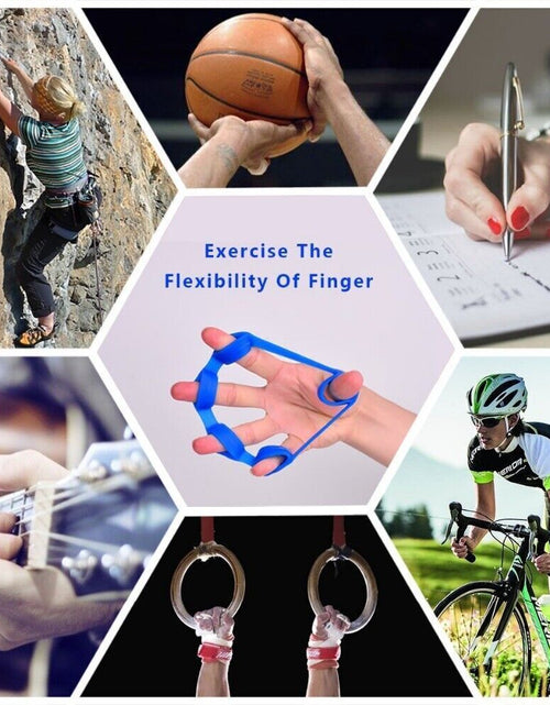 Load image into Gallery viewer, Finger Exerciser Hand Strengthener Wrist Forearm Grip Trainer Resistance Band

