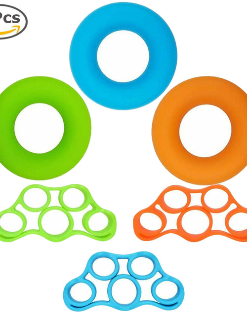 Load image into Gallery viewer, Finger Hand Exerciser Strengthener Wrist Forearm Grip Trainer Resistance Band
