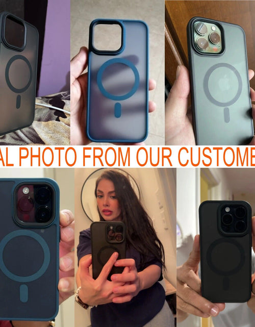 Load image into Gallery viewer, For Iphone 17 16 15 14 13 12 Pro Max Air Frosted Case Mag Safe Shockproof Cover
